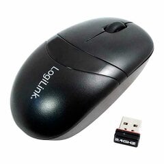 Langaton optinen hiiri LogiLink ID0069 Musta hinta ja tiedot | Logilink Tietokoneen lisälaitteet | hobbyhall.fi
