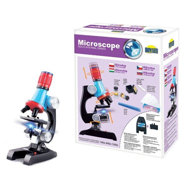 Dromader 100, 400, 1200 x mikroskopas hinta ja tiedot | Kehittävät lelut | hobbyhall.fi