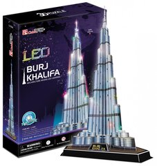 Cubic Fun Burj Khalifa 3D galvosūkis (lengvas) hinta ja tiedot | Palapelit | hobbyhall.fi