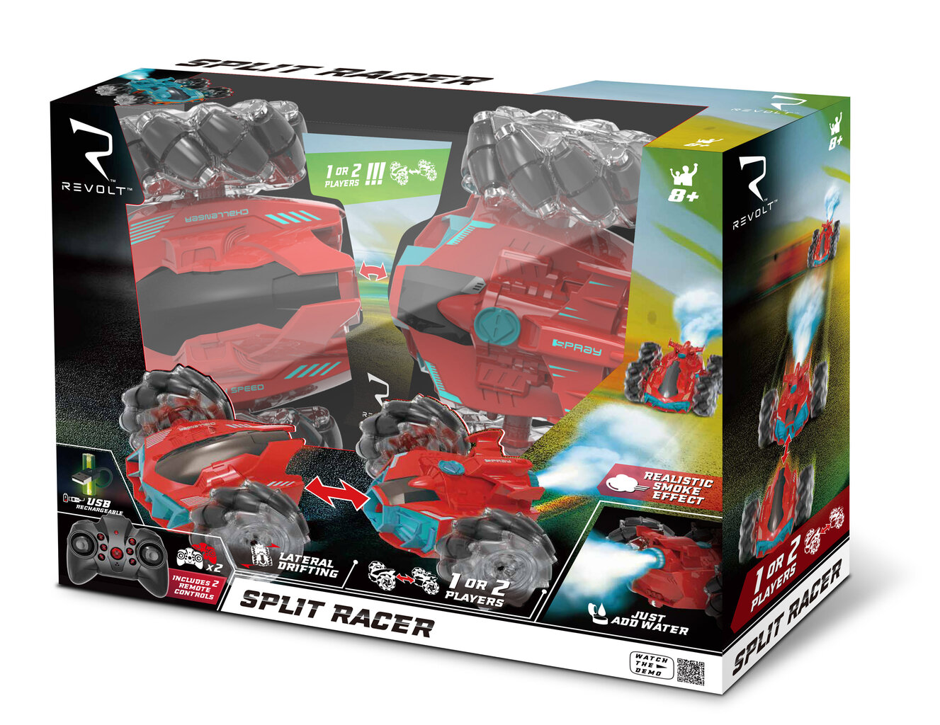 RC-auto R/C Split Racer Revolt Syma hinta ja tiedot | Poikien lelut | hobbyhall.fi