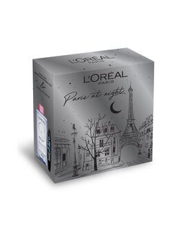 Lahjasetti L'Oreal Paris at Night: Oversized Eye ripsiväri, 8,9 ml + ripsiväriharja, 400 ml hinta ja tiedot | Silmämeikit | hobbyhall.fi