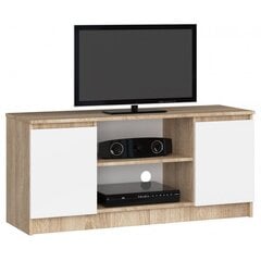 TV-taso NORE RTV K120, tammi/valkoinen hinta ja tiedot | TV-tasot | hobbyhall.fi