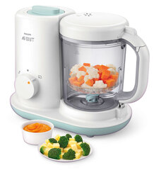 Philips Avent vauvan ruoanlaittolaite 2in1, SCF862 / 02 hinta ja tiedot | Vauvanruoan valmistusvälineet | hobbyhall.fi