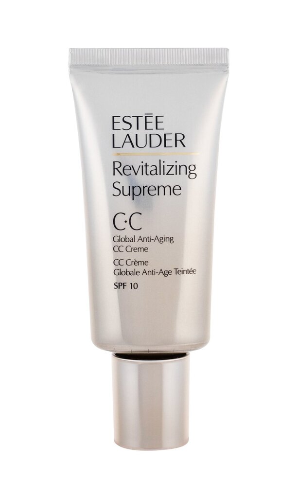 Monikäyttöinen, ihoa korjaava, ikääntymistä estävä CC-voide Estee Lauder Revitalizing Supreme Global SPF10 30 ml hinta ja tiedot | Kasvovoiteet | hobbyhall.fi