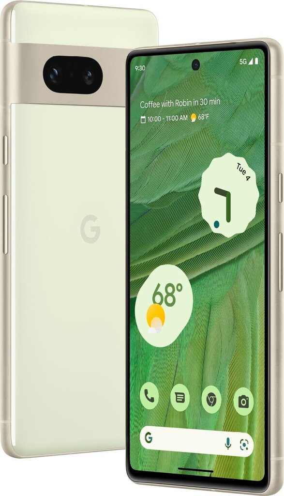 Google Pixel 7 5G 8/128GB Lemongrass GA03943-GB hinta ja tiedot | Matkapuhelimet | hobbyhall.fi