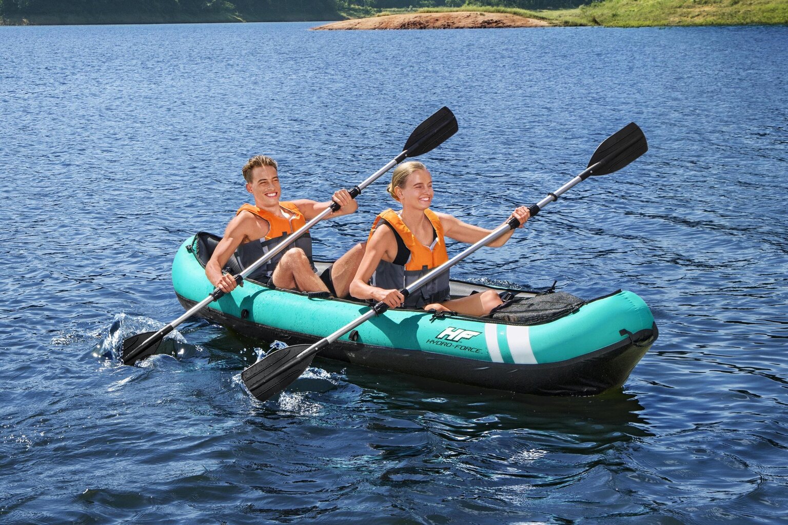 Ilmatäytteinen kajakki Bestway Kayaks Ventura, 330 x 94 x 48 cm hinta ja tiedot | Veneet ja kajakit | hobbyhall.fi