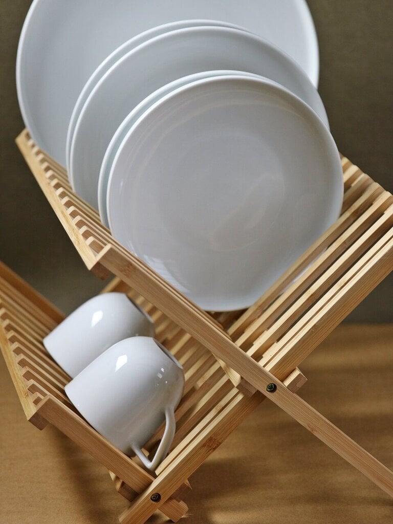 Bambuinen astiankuivain hinta ja tiedot | Keittiövälineet | hobbyhall.fi