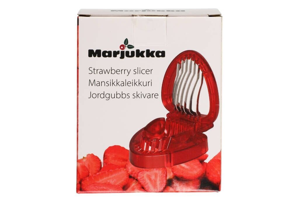 Marjukka mansikanleikkuri, punainen hinta ja tiedot | Keittiövälineet | hobbyhall.fi