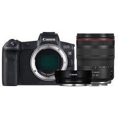 Canon EOS R RF 24-105mm f/4L IS USM sovittimella EF - EOS R hinta ja tiedot | Kamerat | hobbyhall.fi