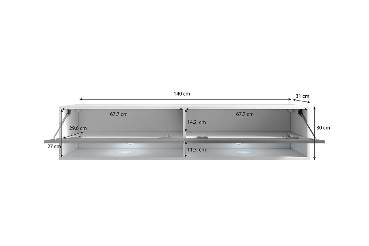 Wander-TV-taso, 140 cm, tammi hinta ja tiedot | TV-tasot | hobbyhall.fi