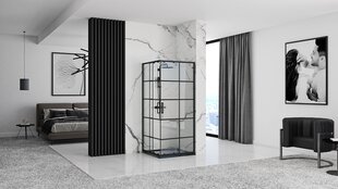 Suihkukaappi REA Concept Black, 90x90 cm hinta ja tiedot | Suihkukaapit ja suihkunurkat | hobbyhall.fi