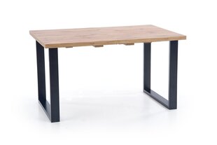 Halmar Venom jatkettavissa oleva ruokapöytä 210 cm, ruskea/musta hinta ja tiedot | Ruokapöydät | hobbyhall.fi