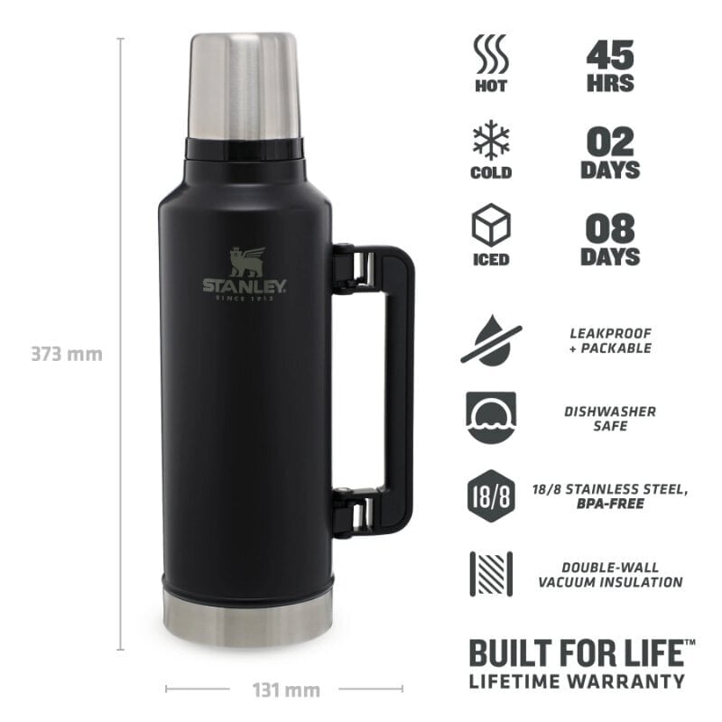 Stanley termospullo The Classic Legendary Bottle, 1900 ml hinta ja tiedot | Termoskannut ja termosmukit | hobbyhall.fi