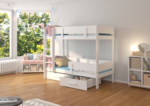 Kerrossänky ADRK Furniture Etiona 90x200 cm, valkoinen hinta ja tiedot | ADRK Furniture Lastenhuoneen kalusteet | hobbyhall.fi