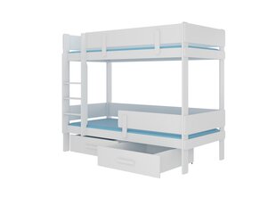 Kerrossänky ADRK Furniture Etiona 80x180 cm, valkoinen hinta ja tiedot | Lastensängyt | hobbyhall.fi