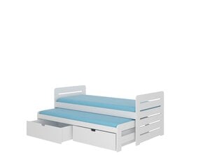 Lasten sänky ADRK Furniture Tom 180x80 cm, valkoinen hinta ja tiedot | Lastensängyt | hobbyhall.fi