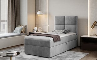 Sänky NORE Rivia 07, 90x200 cm, harmaa hinta ja tiedot | Sängyt | hobbyhall.fi