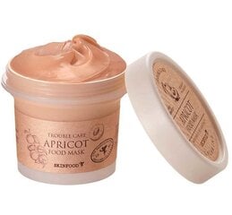 Puhdistava ja rauhoittava naamio persikkauutteella Skinfood Apricot Food Mask, 120g hinta ja tiedot | Kasvonaamiot ja silmänalusaamiot | hobbyhall.fi