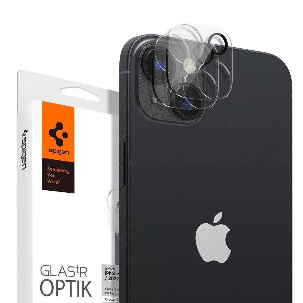 Spigen Optik kamerasuoja iPhone 14/14 Plus hinta ja tiedot | Näytönsuojakalvot ja -lasit | hobbyhall.fi