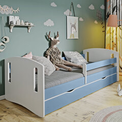 Lasten sänky Selsey Mirret, 80x160 cm, sininen hinta ja tiedot | Lastensängyt | hobbyhall.fi