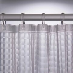 Sealskin Suihkuverho Prisma 180 cm läpinäkyvä 211181300 hinta ja tiedot | Kylpyhuoneen sisustus | hobbyhall.fi