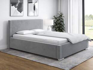 Sänky Lila 160x200 cm, harmaa hinta ja tiedot | Sängyt | hobbyhall.fi