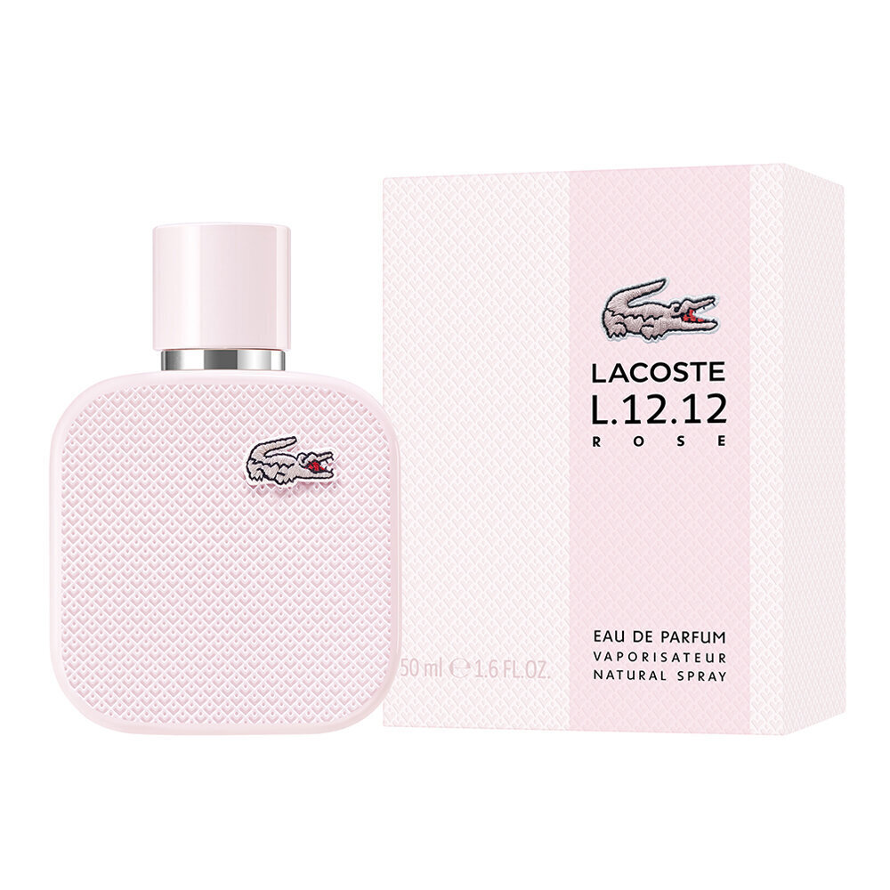 Lacoste L.12.12 Rose EDP naisille, 50 ml hinta ja tiedot | Naisten hajuvedet | hobbyhall.fi