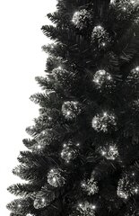 Keinokuusi kristalleilla Black Tree 1,8 m hinta ja tiedot | Joulukuuset ja kranssit | hobbyhall.fi
