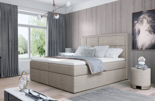 Sänky NORE Meron 01, 180x200 cm, vaaleanruskea hinta ja tiedot | Sängyt | hobbyhall.fi