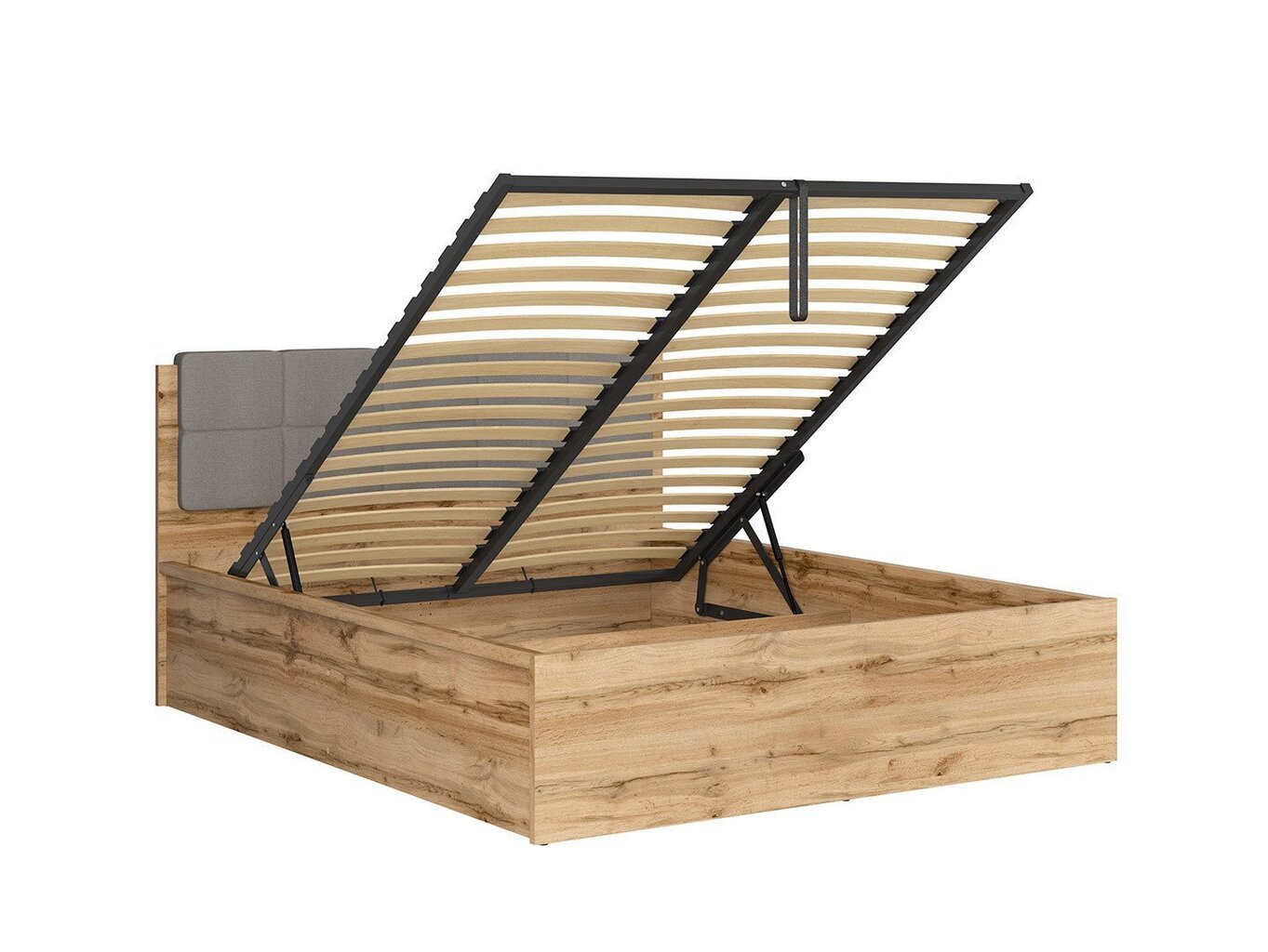 BRW Tetrix B sänky 160 cm x 200 cm, ruskea hinta ja tiedot | Sängyt | hobbyhall.fi