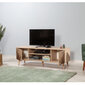 TV-taso Kalune Design 863(I), tummankeltainen/tammen väri hinta ja tiedot | TV-tasot | hobbyhall.fi