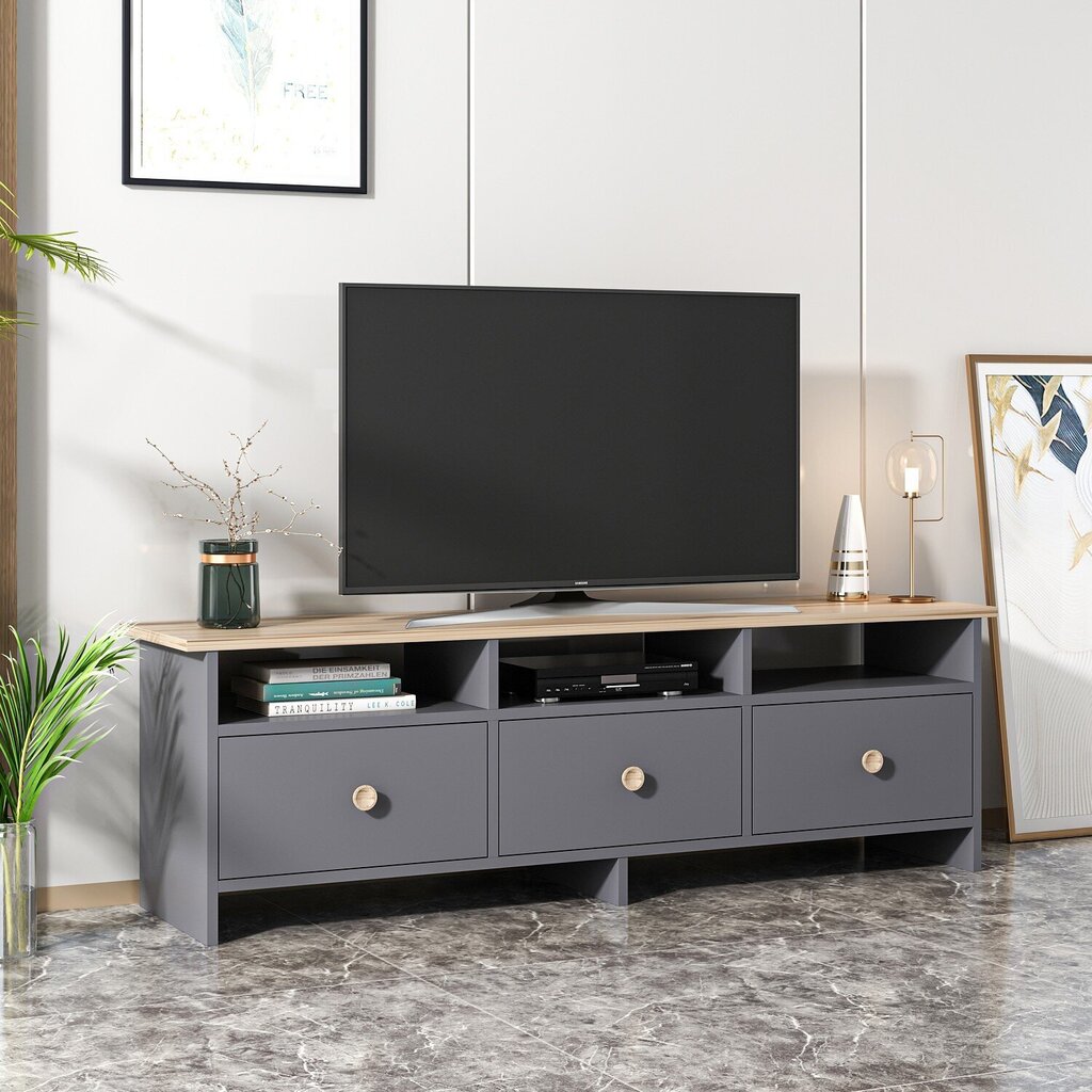 TV-taso Kalune Design 382, 150 cm, harmaa hinta ja tiedot | TV-tasot | hobbyhall.fi