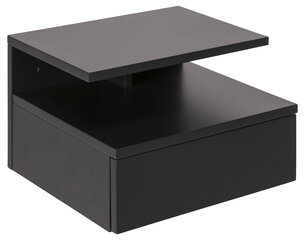 Ashlan -yöpöytä, 22,5 x 35 x 32 cm, tummanharmaa hinta ja tiedot | Yöpöydät | hobbyhall.fi