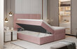 Sänky NORE Florence, 185x200 cm, vaaleanharmaa hinta ja tiedot | Sängyt | hobbyhall.fi