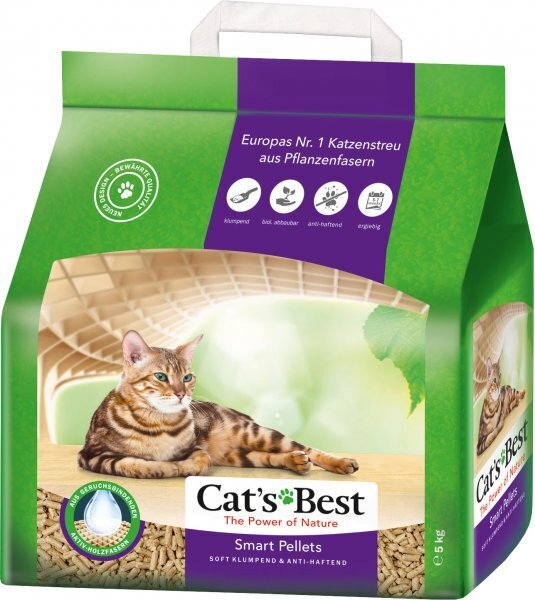 Cats Best Nature Gold -puupelletti kissalle, 10 l / 5 kg hinta ja tiedot | Kissanhiekka | hobbyhall.fi