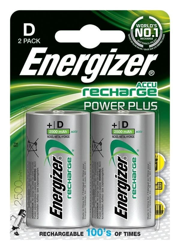 Energizer D HR20 akut, 2 kpl. hinta ja tiedot | Paristot | hobbyhall.fi