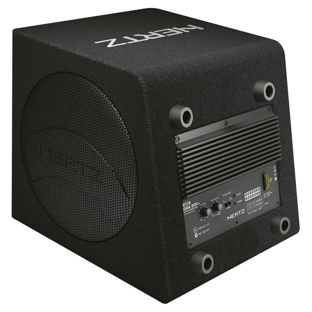 Hertz DBA 200.3 Active subwoofer hinta ja tiedot | Autokaiuttimet | hobbyhall.fi