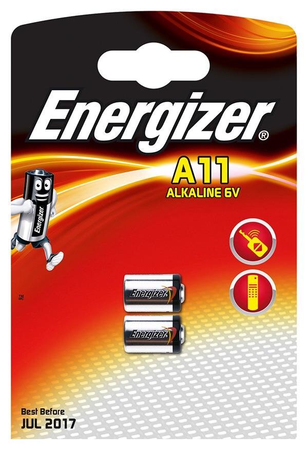 Energizer E11A -paristot, 2 kpl. hinta ja tiedot | Paristot | hobbyhall.fi