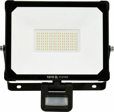 SMD LED-valaisin liiketunnistimella 50W 5000lm Yato (YT-81829) hinta ja tiedot | Taskulamput ja valonheittimet | hobbyhall.fi
