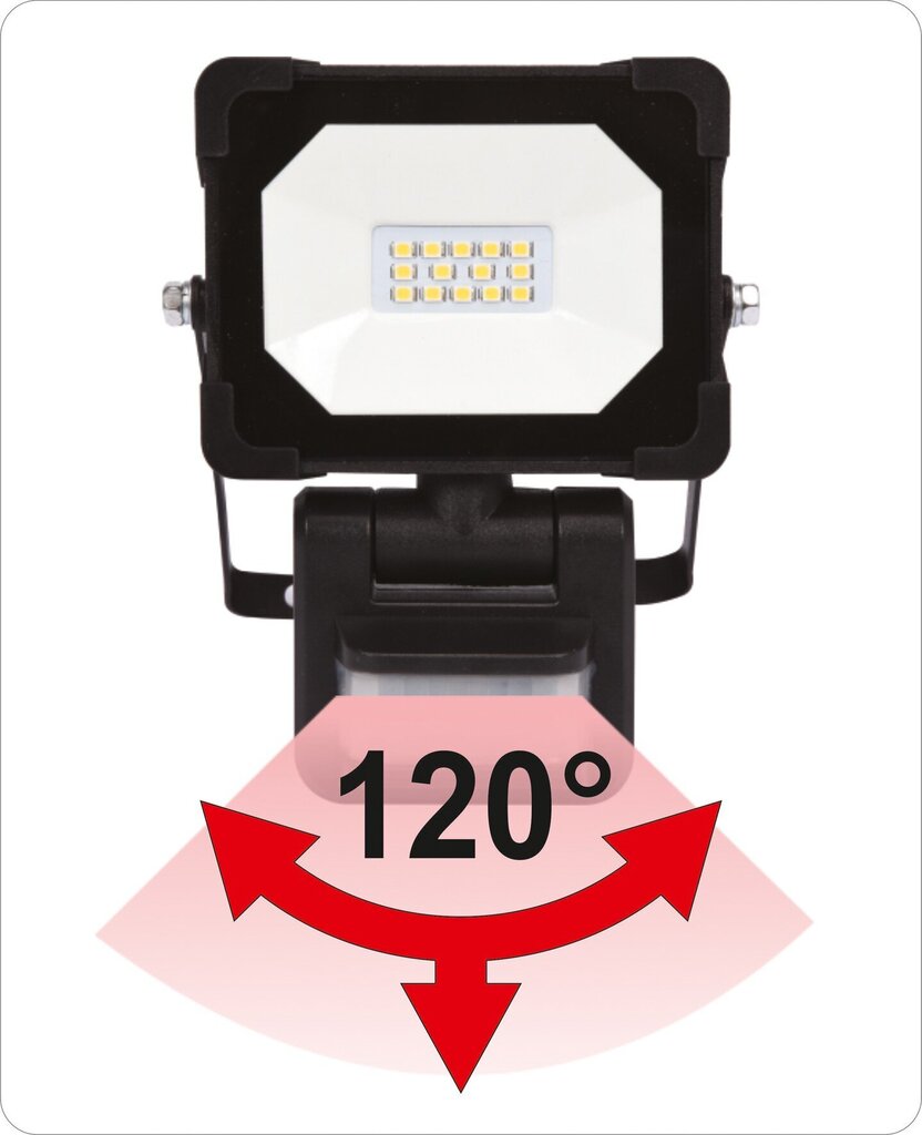 SMD LED-valaisin liiketunnistimella 30W 3000lm Yato (YT-81828) hinta ja tiedot | Taskulamput ja valonheittimet | hobbyhall.fi