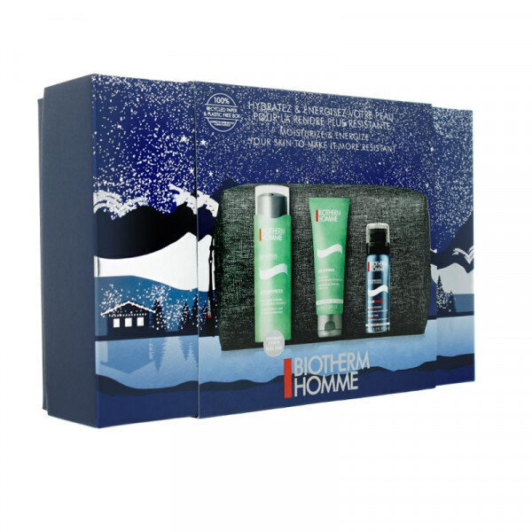 Setti miehille Biotherm Homme Moisturize & Energize: kosteuttava kasvogeeli, 75 ml + suihkugeeli hiuksille ja vartalolle, 75 ml + partavaahto, 50 ml hinta ja tiedot | Kasvovoiteet | hobbyhall.fi