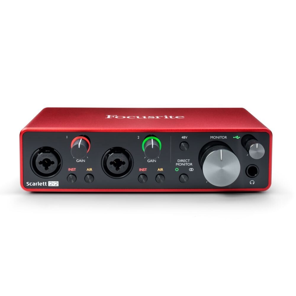 Focusrite Scarlett 2i2 -äänikortti, hinta ja tiedot | Äänikortit | hobbyhall.fi