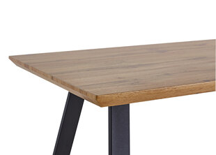 Ruokapöytä, 80 x 140 cm, ruskea hinta ja tiedot | Ruokapöydät | hobbyhall.fi