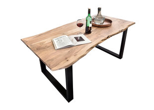 Pöytä Tische, 80 x 140 cm, ruskea hinta ja tiedot | Ruokapöydät | hobbyhall.fi