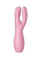 Vibraattori Satisfyer Threesome 3, vaaleanpunainen hinta ja tiedot | Vibraattorit | hobbyhall.fi