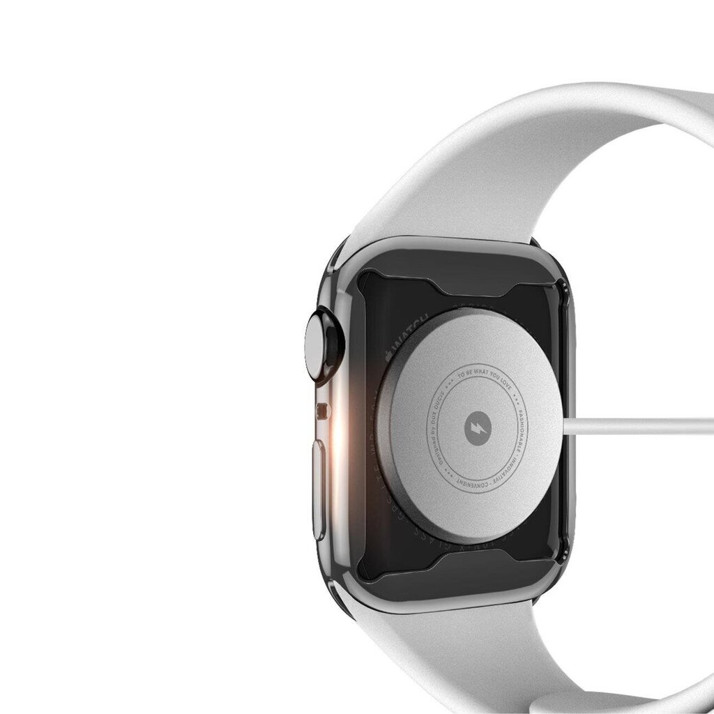 Dux Ducis Samo kotelo Apple Watch:lle 6 40mm / Watch 5 40mm / Watch 4 40mm / Watch SE 40mm, Musta hinta ja tiedot | Älykellojen ja aktiivisuusrannekkeiden lisätarvikkeet | hobbyhall.fi