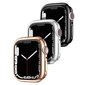 Dux Ducis Samo kotelo Apple Watch:lle 6 40mm / Watch 5 40mm / Watch 4 40mm / Watch SE 40mm, Musta hinta ja tiedot | Älykellojen ja aktiivisuusrannekkeiden lisätarvikkeet | hobbyhall.fi