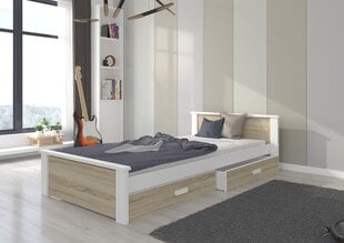 Sänky ADRK Furniture Aldex, ruskea hinta ja tiedot | Lastensängyt | hobbyhall.fi