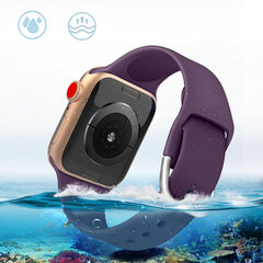 Apple Watch vaihtoranneke 8/7/6/5/4/3/2/SE (45/44/42mm) Violetti hinta ja tiedot | Älykellojen ja aktiivisuusrannekkeiden lisätarvikkeet | hobbyhall.fi