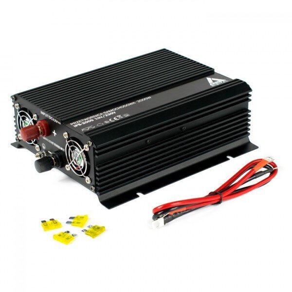 Invertteri DC/AC AZO digitaalinen IPS-2000 12/230V 2000W hinta ja tiedot | Aggregaatit | hobbyhall.fi